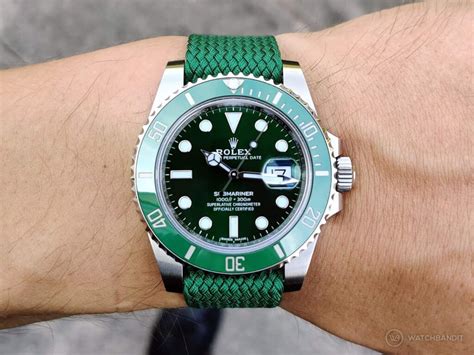 rubber watch band rolex submariner|rolex hulk with rubber strap.